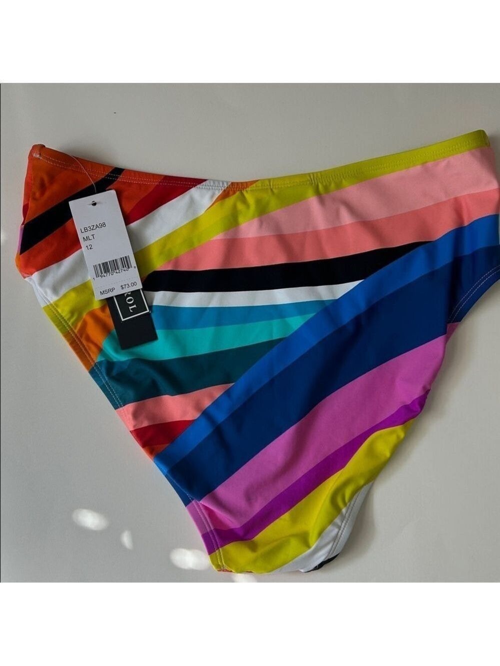 NWT La Blanca Colorful Geometric Bikini Bottom - Picture 3 of 10